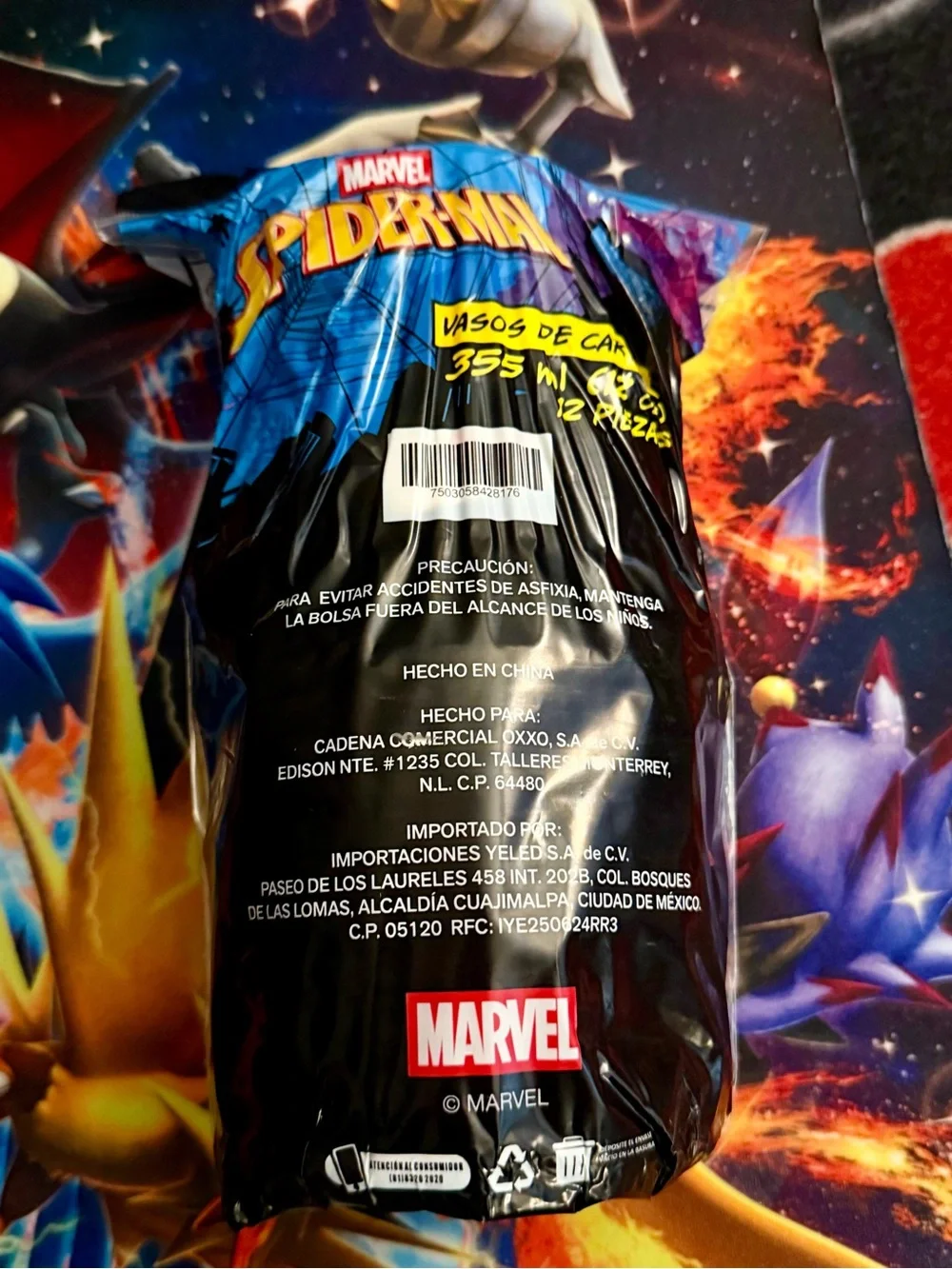 Spiderman oxxo cups